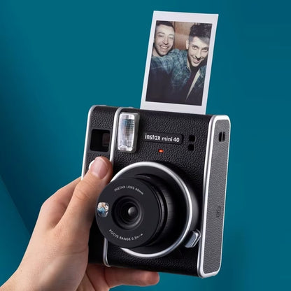 Fujifilm Instax Mini 40 Instant Camera – Retro Black